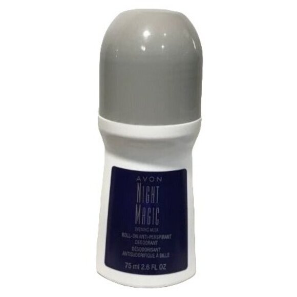 3 Avon Night Magic Roll-On Anti-Perspirant Deodorant 2.6 Fl Oz  Made In USA - Picture 2 of 3